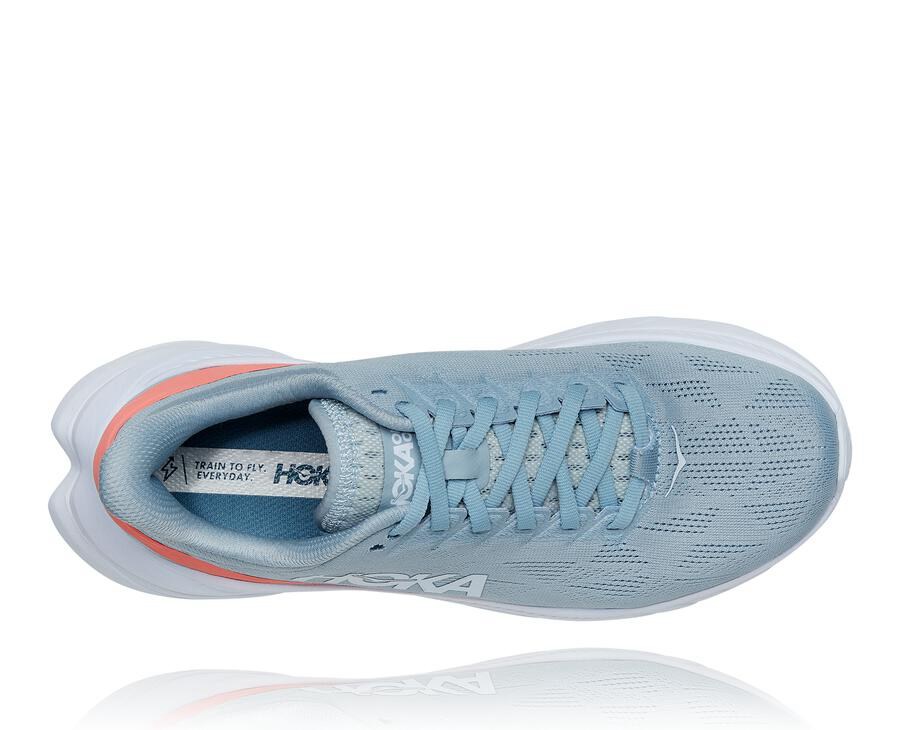 Hoka One One Løbesko Dame - Mach 4 - Blå/Hvide - 123456ZHJ